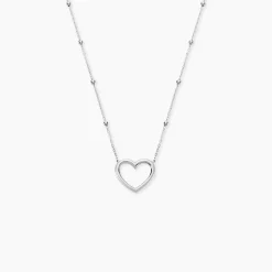 Histoire d'Or Collier Argent Blanc Gyoso Clearance