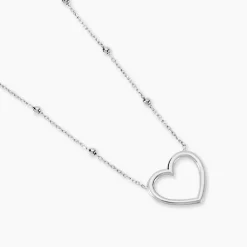 Histoire d'Or Collier Argent Blanc Gyoso Clearance