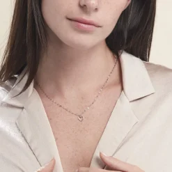 Histoire d'Or Collier Argent Blanc Hariane Sale