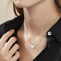 Histoire d'Or Collier Argent Blanc Ikaria Nacre Sale