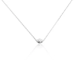 Histoire d'Or Collier Argent Blanc Jacquotte