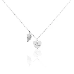 Histoire d'Or Collier Argent Blanc Laios Best