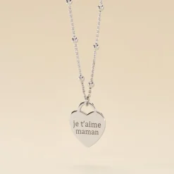 Histoire d'Or Collier Argent Blanc Laurentin Clearance