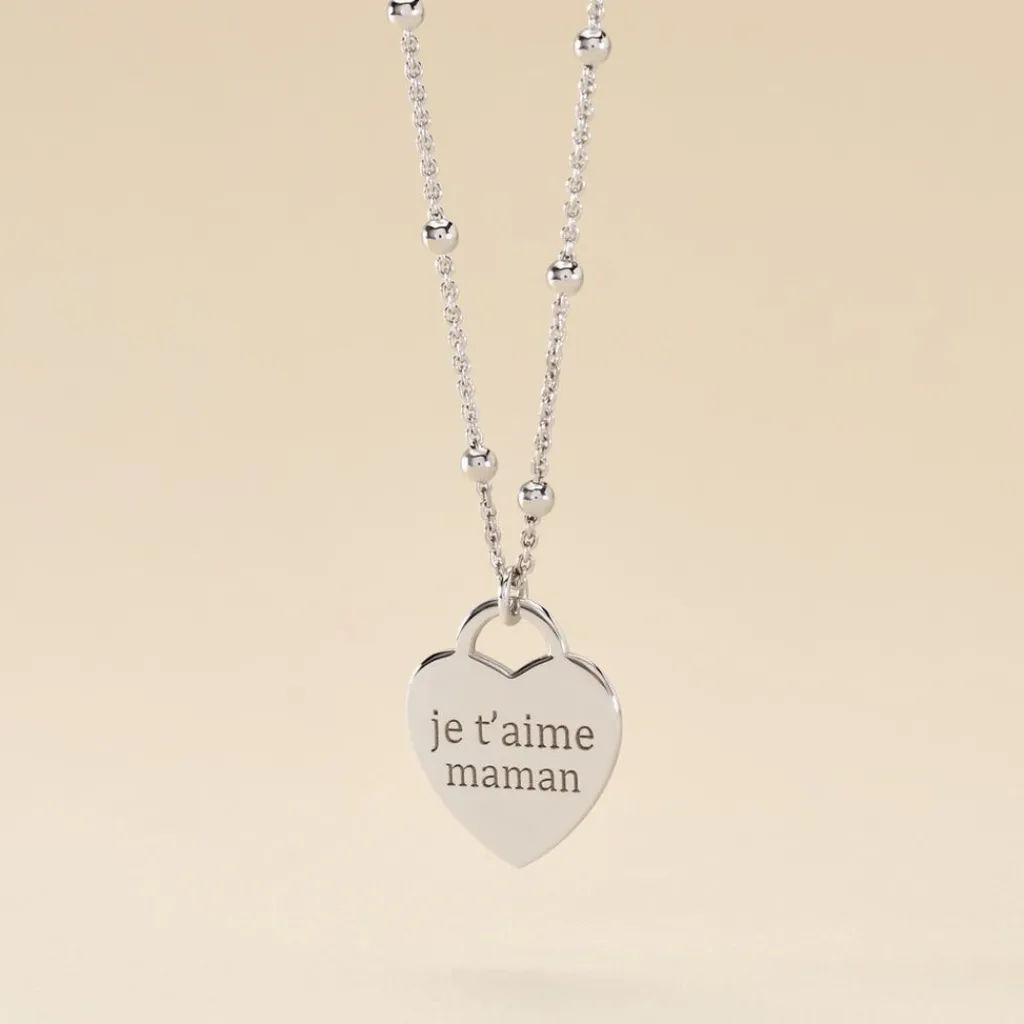 Histoire d'Or Collier Argent Blanc Laurentin Clearance