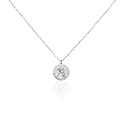 Histoire d'Or Collier Argent Blanc Lew New