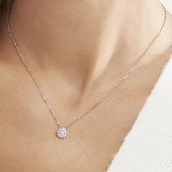 Histoire d'Or Collier Argent Blanc Maximille Oxydes De Zirconium New