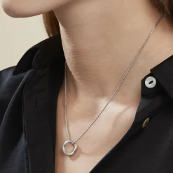 Histoire d'Or Collier Argent Blanc Melia Clearance