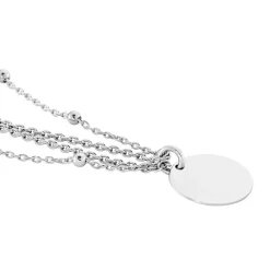 Histoire d'Or Collier Argent Blanc Mireio Discount