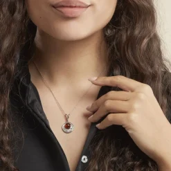 Histoire d'Or Collier Argent Blanc Mystica Ambre Discount