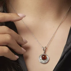 Histoire d'Or Collier Argent Blanc Mystica Ambre Discount