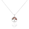 Histoire d'Or Collier Argent Blanc Odaya Ambre Hot