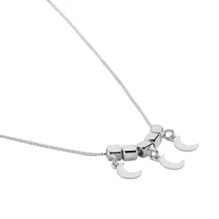 Histoire d'Or Collier Argent Blanc Olie