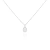 Histoire d'Or Collier Argent Blanc Paros Hot