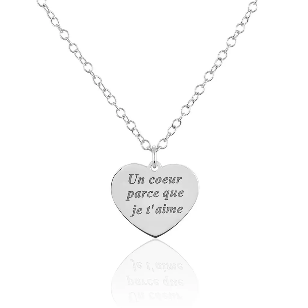 Histoire d'Or Collier Argent Blanc Patie Outlet