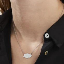 Histoire d'Or Collier Argent Blanc Philiphina Sale