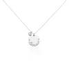 Histoire d'Or Collier Argent Blanc Raimbaut Oxyde De Zirconium Hot
