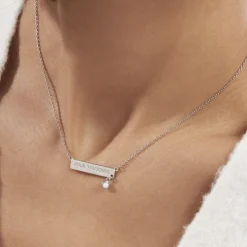 Histoire d'Or Collier Argent Blanc Sameera Agate Sale