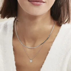 Histoire d'Or Collier Argent Blanc Sapphira Online