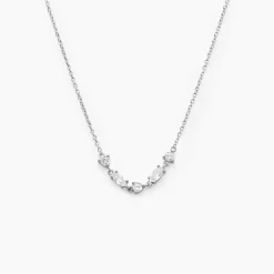 Histoire d'Or Collier Argent Blanc Shiny Nights Oxyde De Zirconium Hot