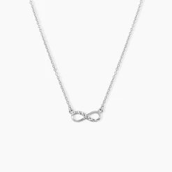 Histoire d'Or Collier Argent Blanc Teoxane