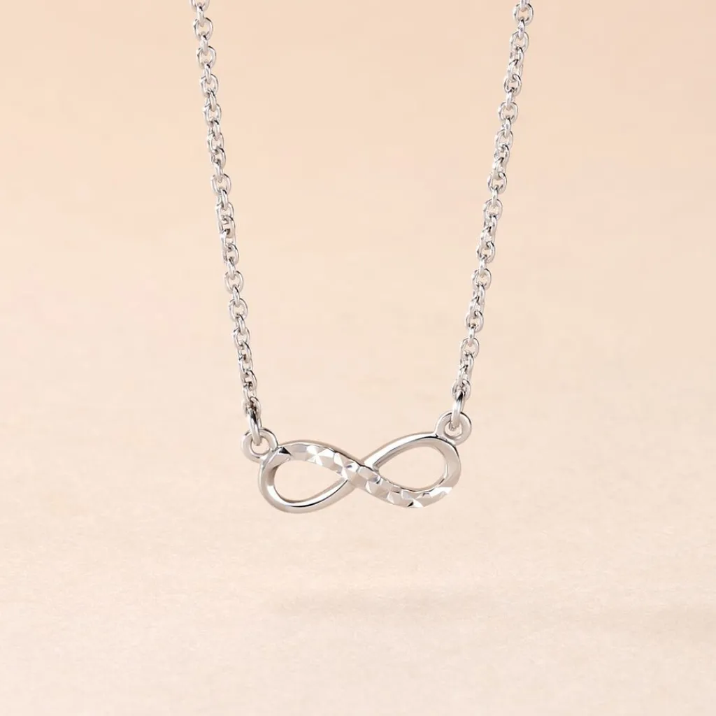 Histoire d'Or Collier Argent Blanc Teoxane