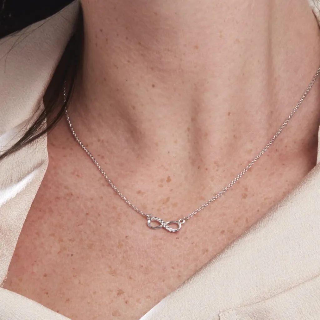 Histoire d'Or Collier Argent Blanc Teoxane