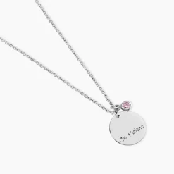 Histoire d'Or Collier Argent Blanc Vroon Best