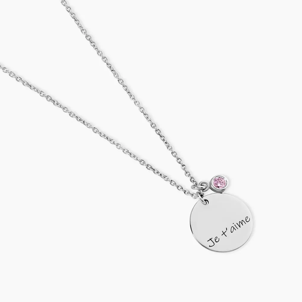 Histoire d'Or Collier Argent Blanc Vroon Best