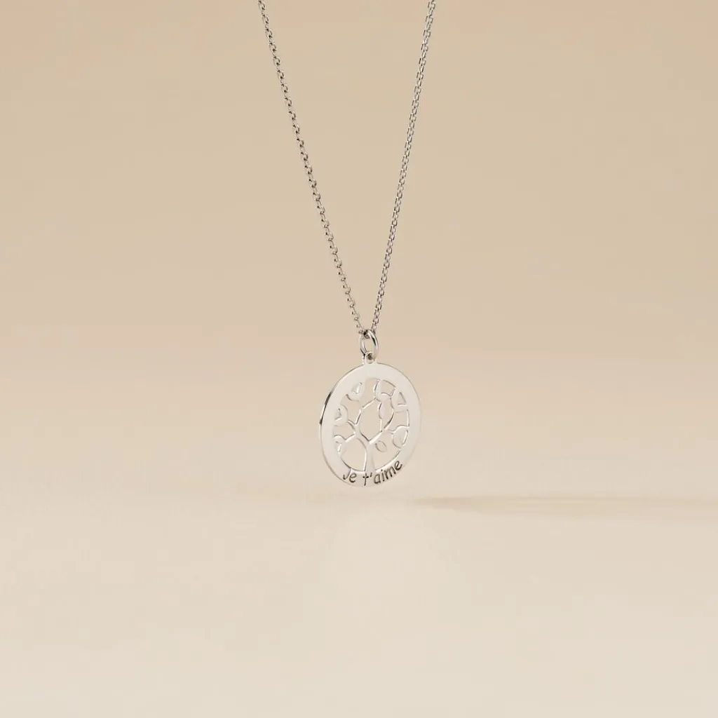 Histoire d'Or Collier Argent Blanc Vroon Best