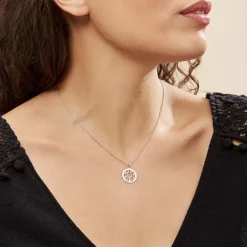 Histoire d'Or Collier Argent Blanc Vroon Best