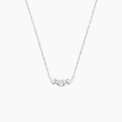 Histoire d'Or Collier Argent Blanc Winter Sweetness Oxyde De Zirconium Sale