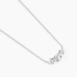 Histoire d'Or Collier Argent Blanc Winter Sweetness Oxyde De Zirconium Sale