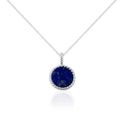 Histoire d'Or Collier Argent Blanc Zea Lapis Lazulis Discount