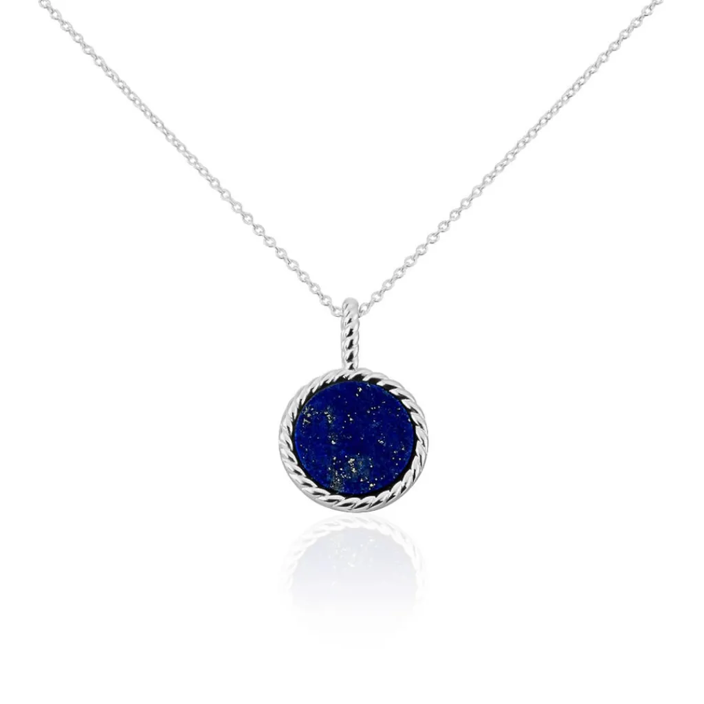 Histoire d'Or Collier Argent Blanc Zea Lapis Lazulis Discount