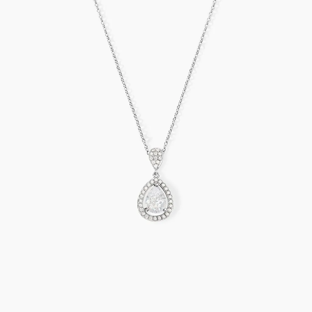 Histoire d'Or Collier Argent Blanc Zelie Oxyde De Zirconium Hot