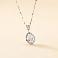 Histoire d'Or Collier Argent Blanc Zelie Oxyde De Zirconium Hot