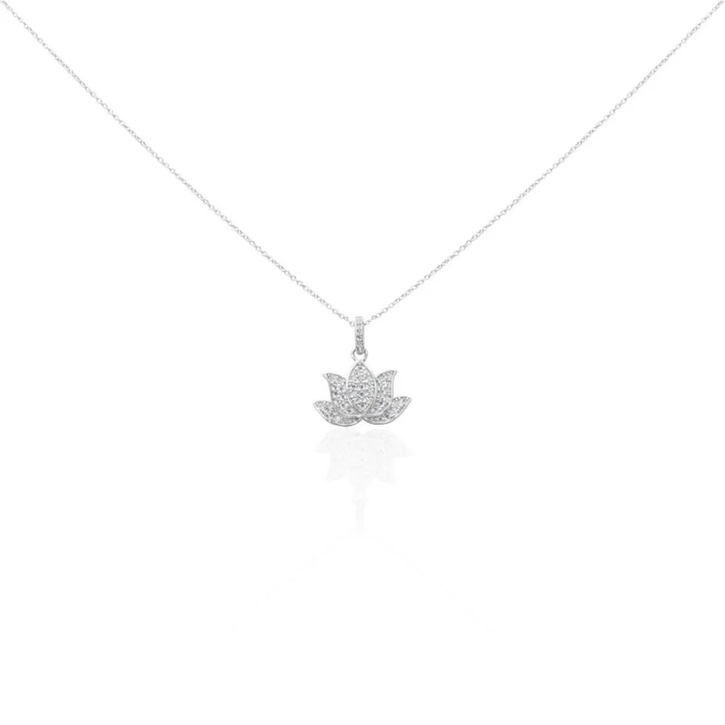 Histoire d'Or Collier Argent Cassien Oxyde Clearance