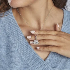 Histoire d'Or Collier Argent Cassien Oxyde Clearance