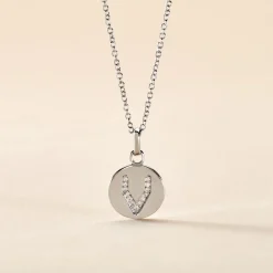 Histoire d'Or Collier Argent Eugenien Oxydes De Zirconium Hot