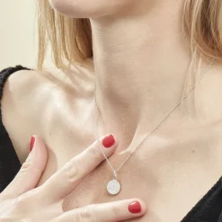 Histoire d'Or Collier Argent Eugenien Oxydes De Zirconium