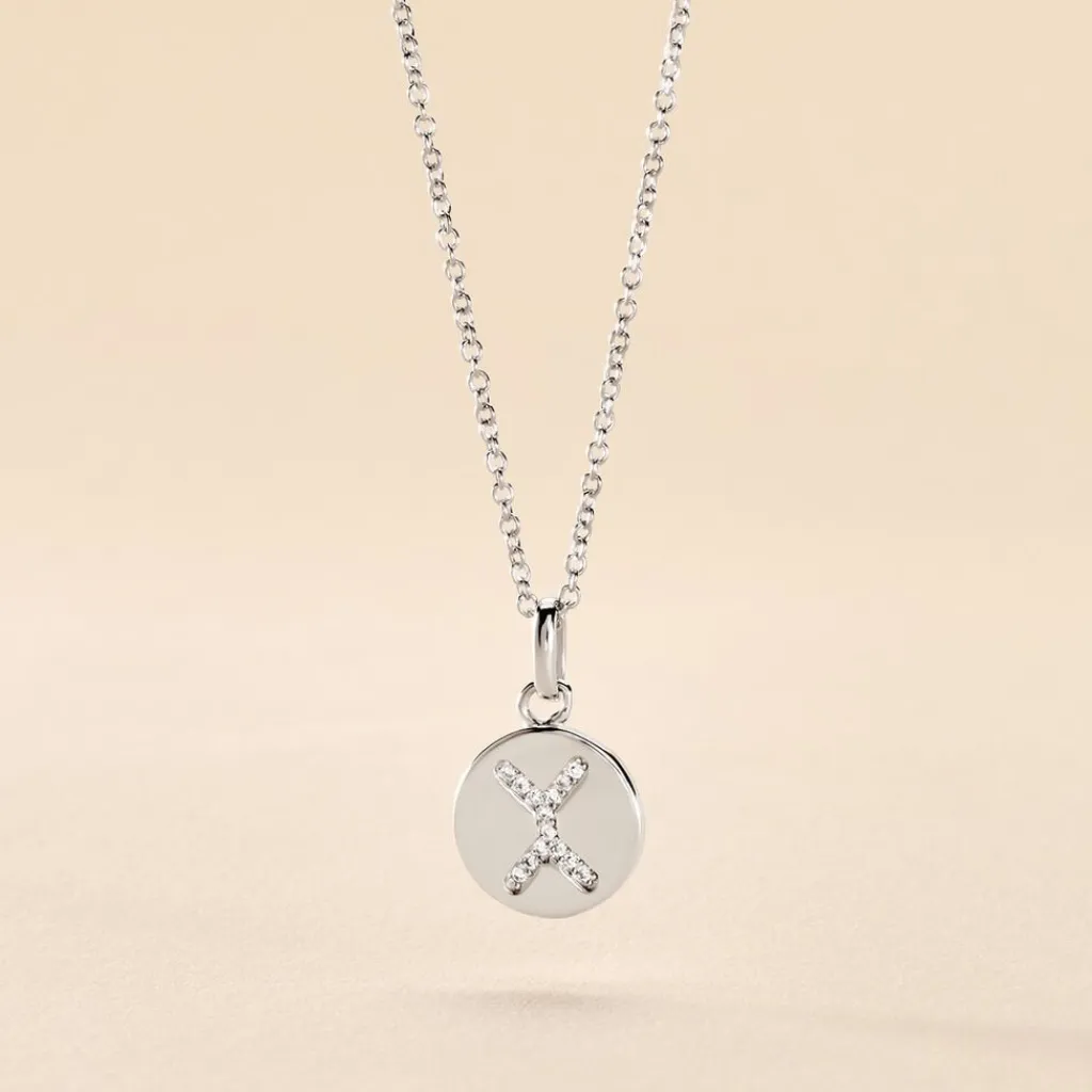 Histoire d'Or Collier Argent Eugenien Oxydes De Zirconium