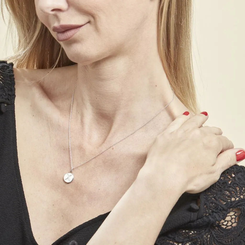 Histoire d'Or Collier Argent Eugenien Oxydes De Zirconium