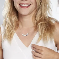 Histoire d'Or Collier Argent Hendrick Cubes Oxydes De Zirconium