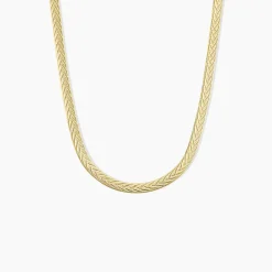 Histoire d'Or Collier Argent Jaune Alay
