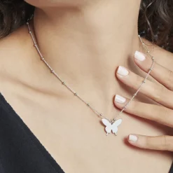 Histoire d'Or Collier Argent Lauree Discount