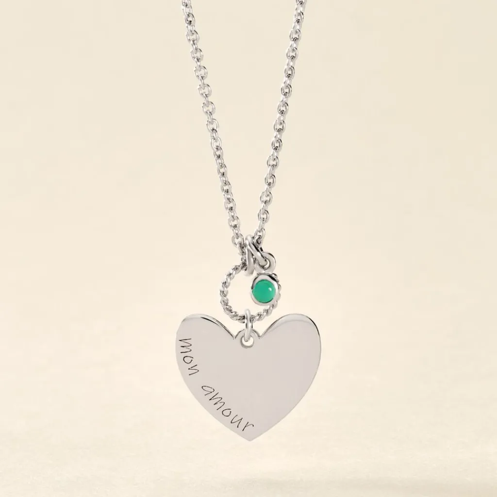 Histoire d'Or Collier Argent Pero Onyx Clearance