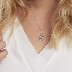 Histoire d'Or Collier Argent Plantain Oxydes De Zirconium Sale