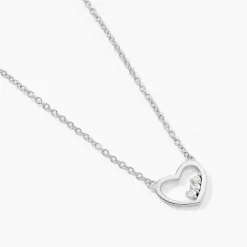 Histoire d'Or Collier Argent Shelan Oxydes De Zirconium New