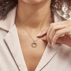 Histoire d'Or Collier Argent Tricolore Cainnech New