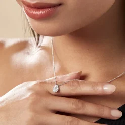 Histoire d'Or Collier Argent Tricoria Oxydes De Zirconium New